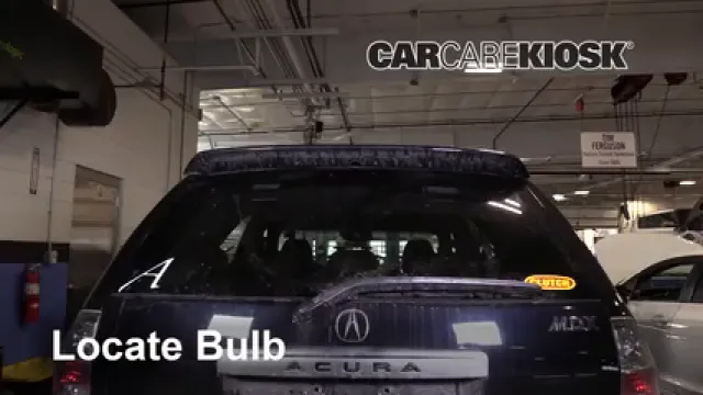 2006 Acura MDX Touring 3.5L V6 Éclairage Feu de freinage central (remplacer l'ampoule)